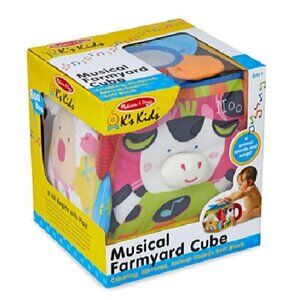 **BNIB** Melissa & Doug K’s Kids Musical Farmyard Cube Learning Toy